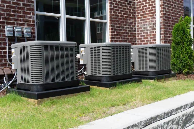 Gray AC units