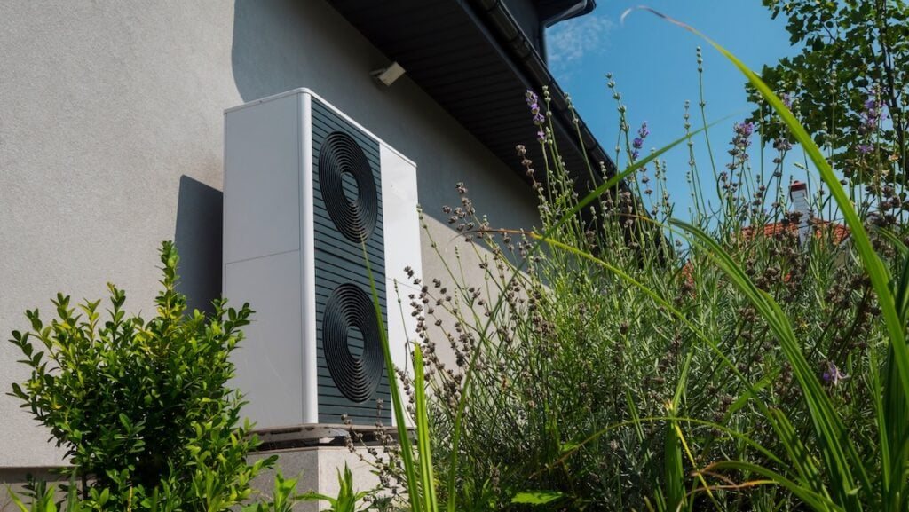 external heat pump unit