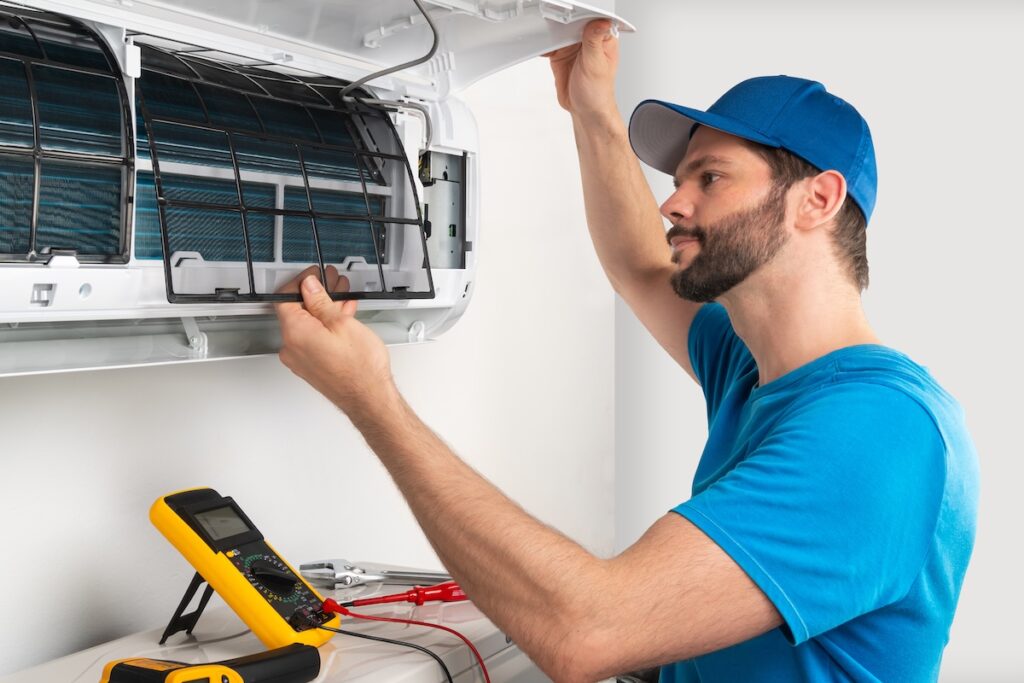 central air installation