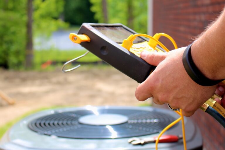 Air conditioning service maintenance