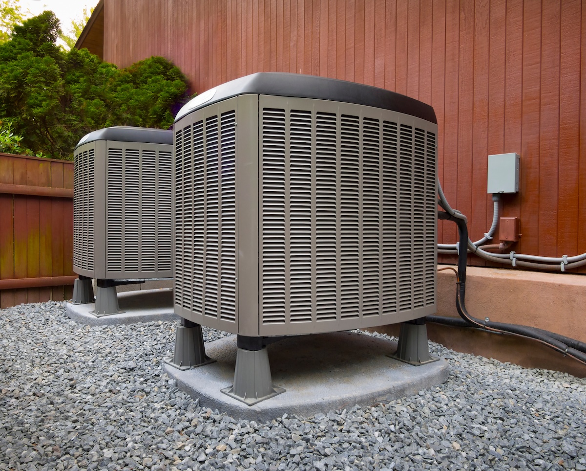 HVAC heating and air conditioning units