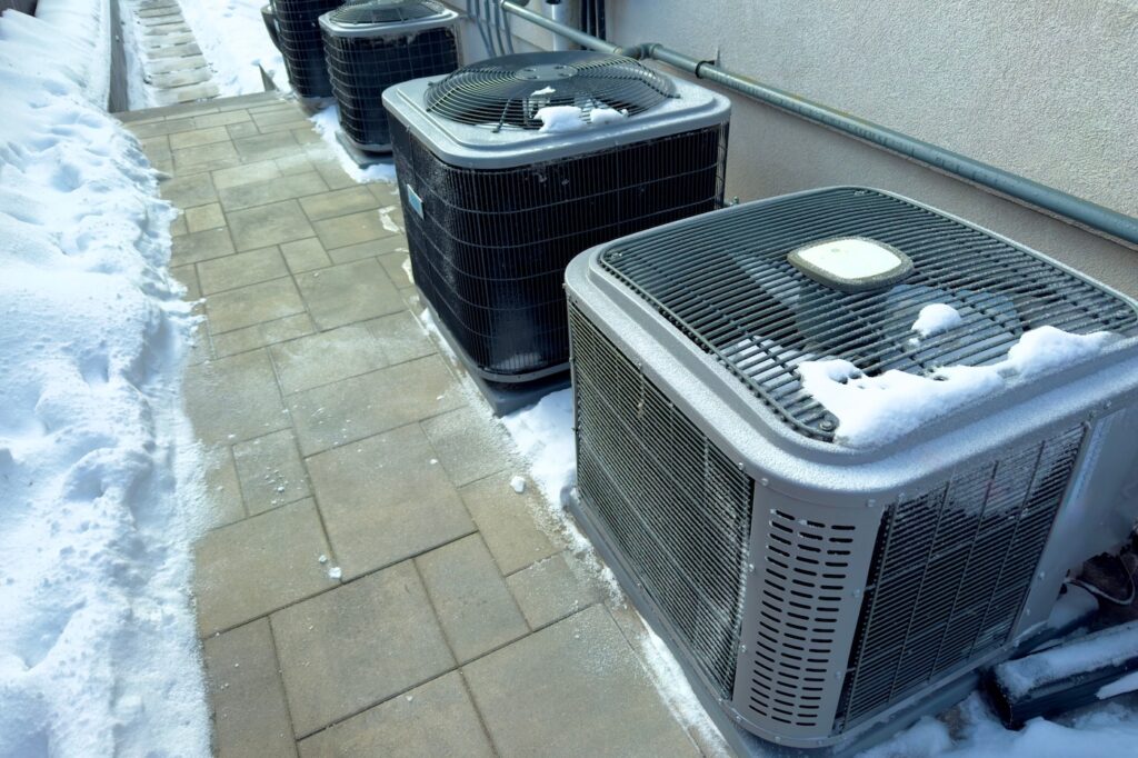 hvac units in winter